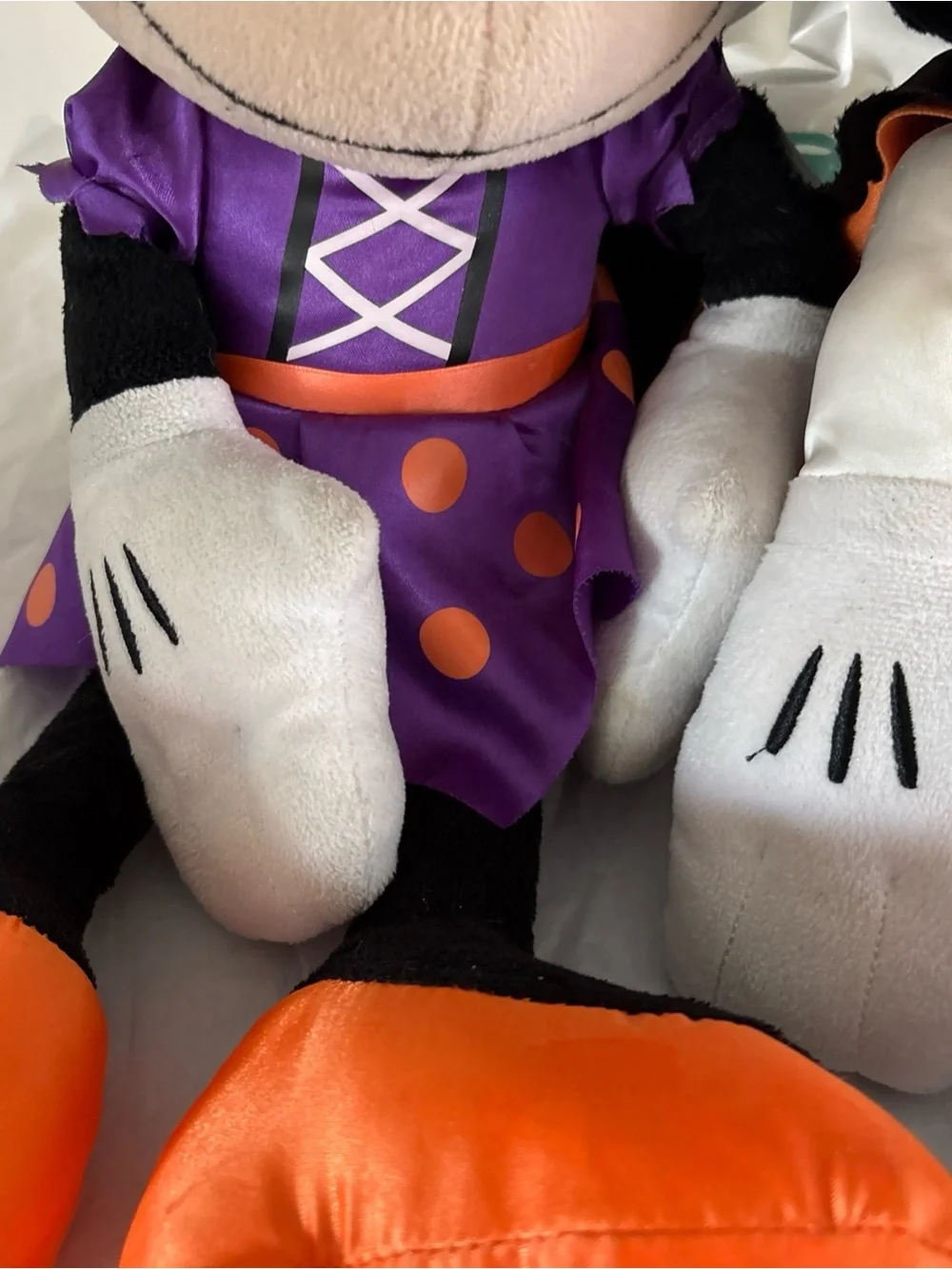 Mickey & Minnie Mouse Halloween Plush | Vampire Mickey & Witch Minnie | 18 inch